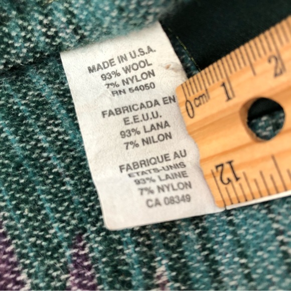 Ralph Lauren USA Made Southwestern Aztec Indian Wool Jacket Vintage Concho Small - Picture 8 of 12